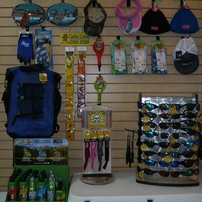 Bluffton Marine accessories display